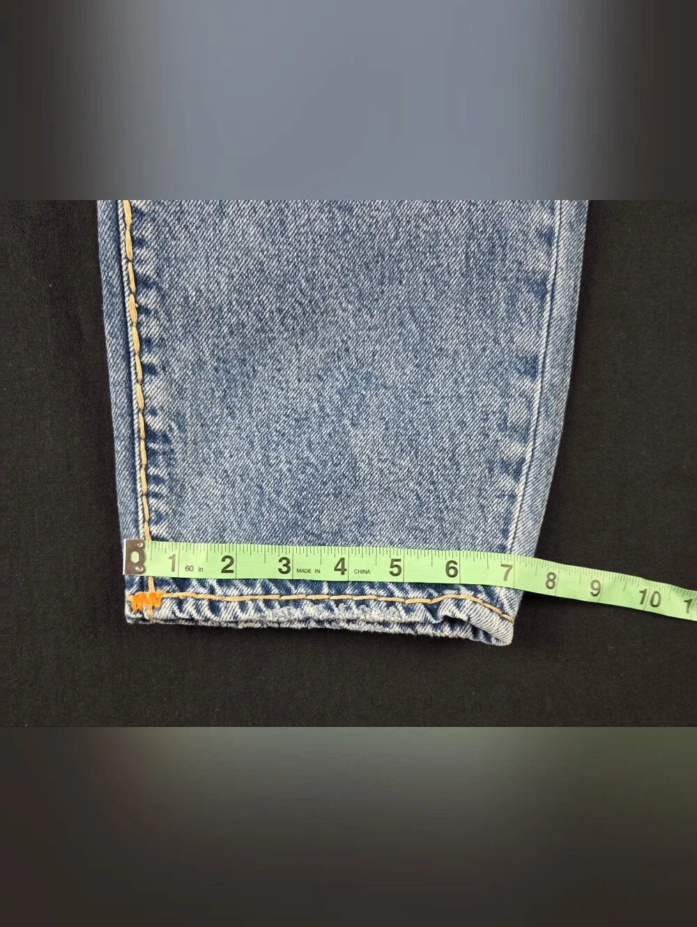 True Religion Geno Super T Jeans Mens 34x33 Blue Wide Stitch Relaxed Slim